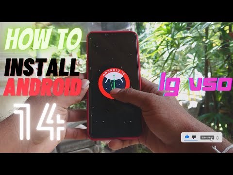 How to install android 14 GSI on lg v50 (with haptic feedback fix)