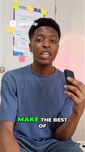 Don't Waste that Opportunity