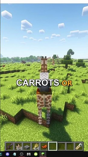 HOW TO FIND the GIRAFFE in MINECRAFT Recrafted Creatures