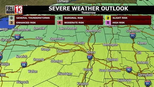 Update heading into the overnight period.... | WNYT NewsChannel 13