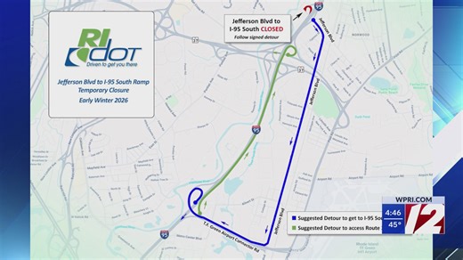 Weekend traffic: Bridge work bringing commute changes to Warwick