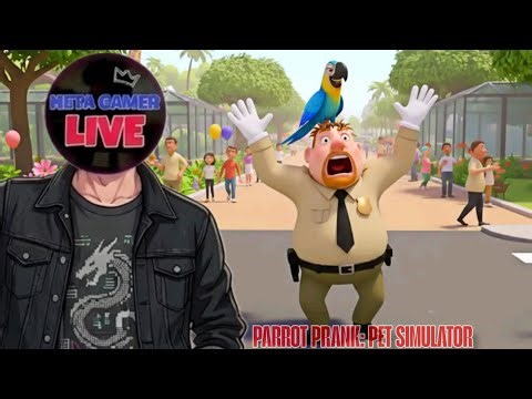 Parrot Prank Pet Simulator Gameplay in hindi | Android Simulation Game #1