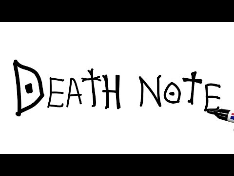How to Draw the Death Note Logo