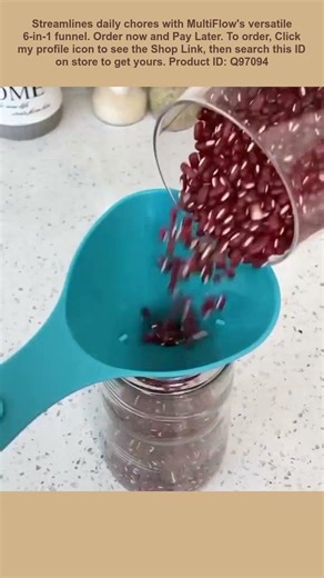 This is a set of a plastic funnel that works well for both kitchen and workshop jobs. It's made...