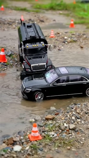 RC Monster Truck SMASHES Sports Cars in the Rain! 🌧️ Epic Destruction!