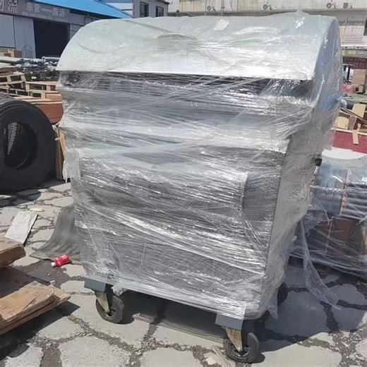 1100L Fire Retardant Metal Waste Bin for Hospitals Laboratories Safety Compliant Garbage Container With Secure Lid