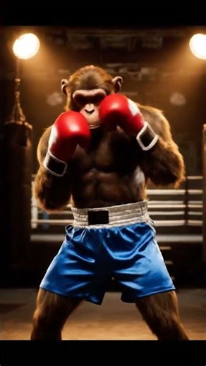 Monkey Boxing Like Mike Tyson 😱🥊 (Real Peekaboo Style!)