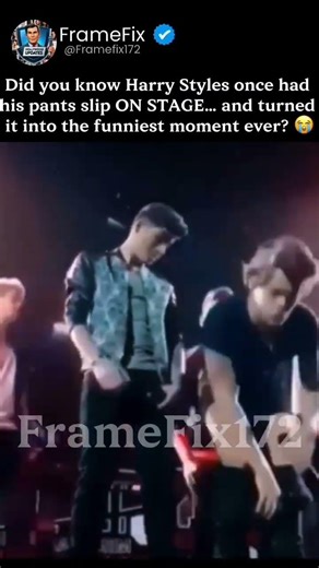 Harry Styles Pants Slip 😳 Funniest One Direction Stage Moment 😂 #Shorts