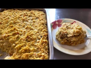 How to make Cornbread Chicken Dressing... Homemade Cornbread Dressing