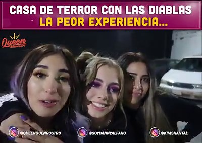 Queen Buenrostro invitó a las diablas a una casa del terror en donde pasaron la noche más terrorífica de sus vidas. 😱 ¡Estas chicas si que son valientes! 😉 | Badabun