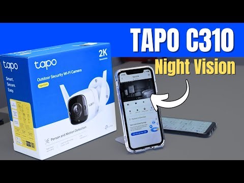 Tapo C310 Night Vision Demo