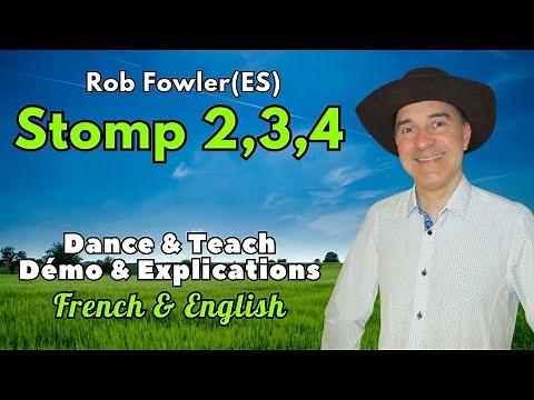 Stomp 2,3,4 Line Dance (Dance & Teach / Démo & Explications / French & English)