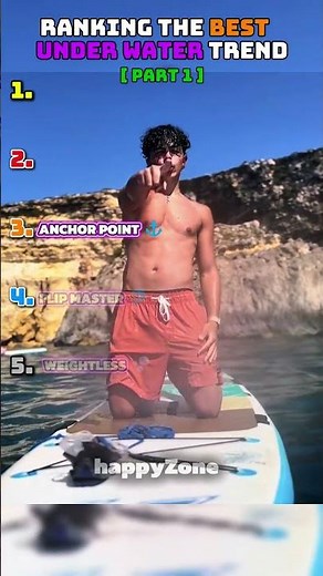 Ranking The Best Underwater Transition Trend Part1🌊 #shorts #underwater #transition #viral #swimming