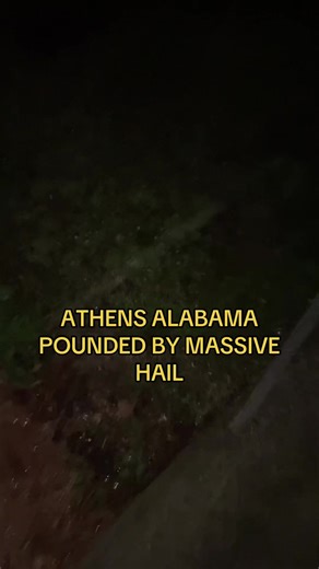Baseball size hail just hit Athens Alabama and it came out of nowhere. This storm moved in fast and started slamming homes with massive hail. Praying everyone in Athens is safe tonight. If you experienced damage, make sure you document everything and stay careful around debris. North Alabama weather can change quickly, so check on your neighbors and stay alert. If you’re in Athens Alabama and got hit by this storm, drop a comment and let me know what you’re seeing in your area. #AthensAL #Alabam
