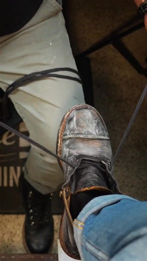 ASMR Shoe Shine #shoeshine #shoecleaning #asmr #relax