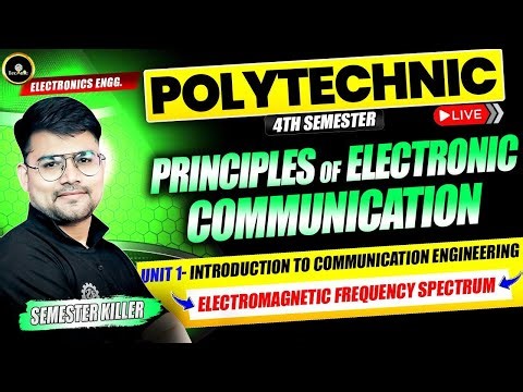 PCE || Electromagnetic Frequency Spectrum || UNIT - 1 || LEC - 1 || ELECTRONICS 4TH SEM 2026 - 27