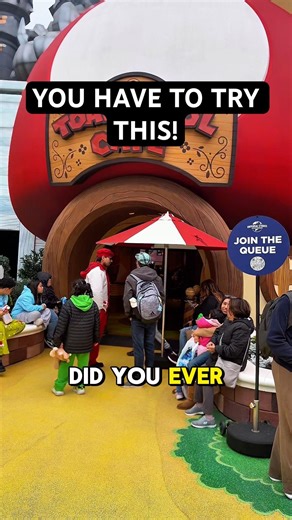 ALL Super Mario fans have to try THIS Toad themed Cafe 🤩 #supermariobros #supernintendoworld #toad