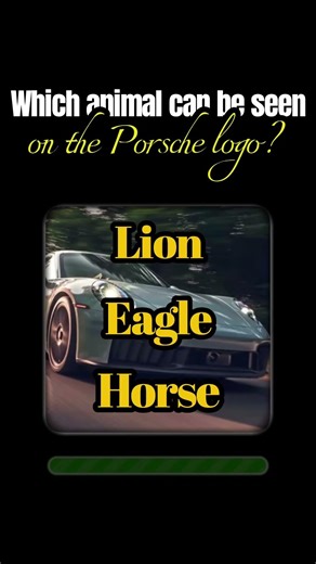 Which animal can be seen on the Porsche logo?