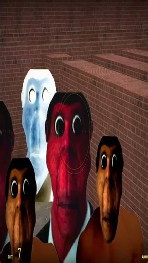 ALL OBUNGA IN MAZE MAP#Gmod #NextBots