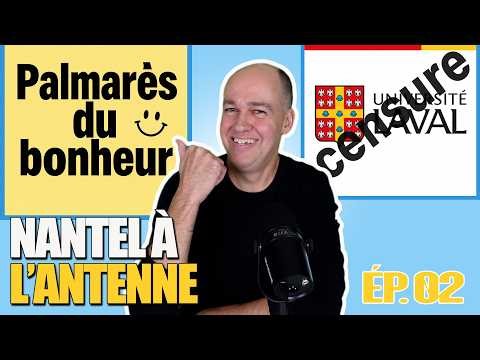 Censure à l'ULaval, Deepfake et le bonheur au Québec / Nantel à l'antenne 02