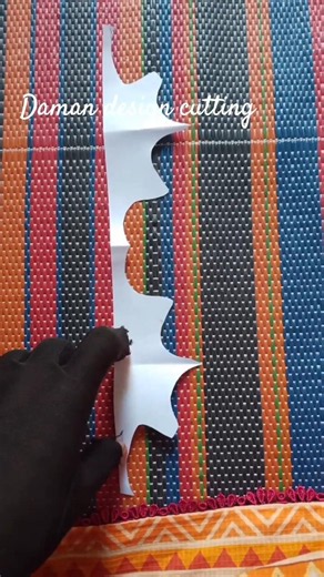 circle cut daman design/new design #shortsfeed #cuttingtips #diy