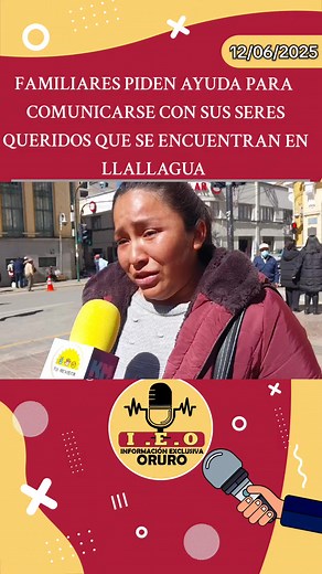 familiares piden ayuda da poder contarte con sus seres queridos #tiktok #oruro #oruro_bolivia🇧🇴 #enfrentamiento #llallagua #noticias #información