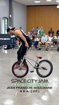 Highlights: Jean Francois Boulianne's (AKA JF) Pro Run at Space City Jam #bmxlife #bmxflatland
