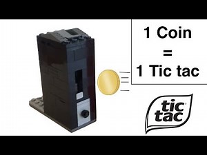 LEGO WORKING Tic Tac Vending Machine!