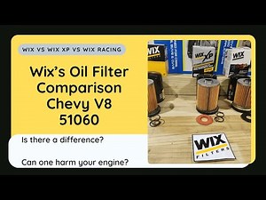 Wix Filters Comparison - Original vs XP vs Racing