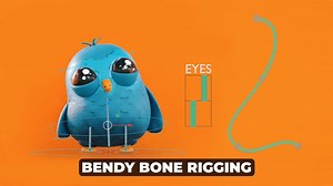 Blender 3D - My Favorite Bendy Bone Rigging Trick | BlenderNation Bazaar