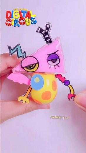 ⏪The Amazing Digital Circus DIY Craft #shorts #trending #youtubeshorts