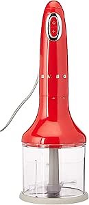 Smeg Red 50's Retro Hand Blender with Accessories