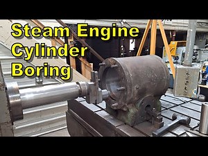 How To Bore A 100-Year-Old Steam Cylinder | Manual Machining Tips