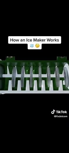 How does your Refrigerator's Ice Maker actually make ice? This animation will show you!