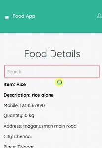 Food Waste Reduction Management Project - Android App & PHP