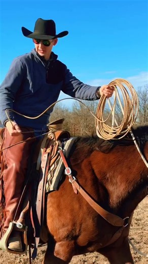 Scott Gore on Instagram: "Sliding rope with a rawhide Reata. #roping #ropinghorse #ranchroping"