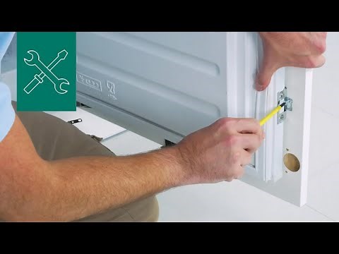 Montage Kühl-Gefrierkombination Festtürmontage | Bauknecht