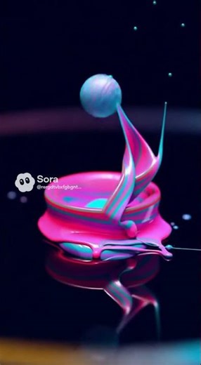 Liquid Crystal Paint Explosion | Ultra-Realistic Hyper Satisfying ASMR 12K