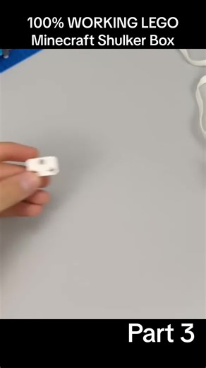 Construcción del Shulker Box de LEGO Minecraft Parte 3