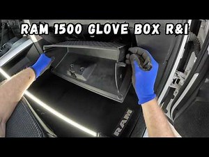 How to Remove and Install the Glove Box on a 2017 Ram 1500 Truck