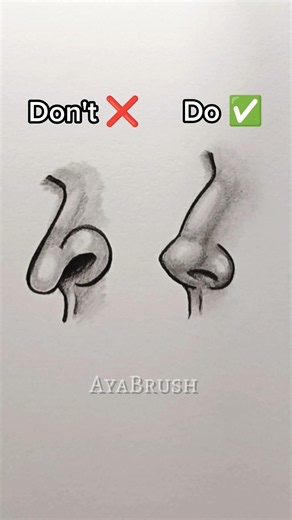 How to draw Nose side view #drawing #art #sketch #howtodraw #tutorial #shorts #fypシ゚