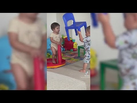 He's over it: Toddler goes viral on TikTok for nearly fighting friend