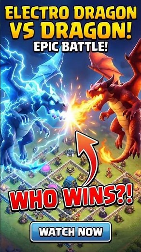 ELECTRO DRAGON vs. DRAGON! ⚡️🐉 Who is the True King of the Skies? | Clash of Clans