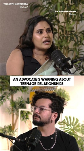 An Advocate’s Warning About Teenage Relationships ⚖️💔 | Talk With Manvendra #Shorts