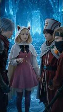 [FF3 x AI] Entering the Crystal Tower! #ff3 #finalfantasy #aivideo #aimovie #FinalFantasy3