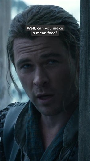 Oh to be comforted by Chris Hemsworth #HuntsmanWintersWar #WarFace #Brave #Courage