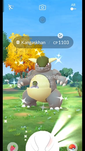 ✨Shiny Kangaskhan From GoPass in Pokemon Go 🤯 #shinypokemon #pokemon #pokemongo