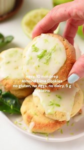 Key Lime Cookies (NO Eggs, NO Dairy, NO Gluten, NO Refined Sugar) RECIPE IN COMMENT | The Conscious Plant Kitchen