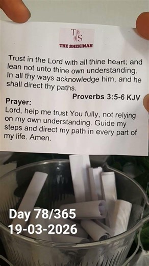 Day 78/365 of God's Word #theshekinahblog #bible #dailyverse #wordfortoday #shorts