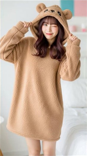 もこもこが可愛い…♡無防備なルームウェア姿に癒される